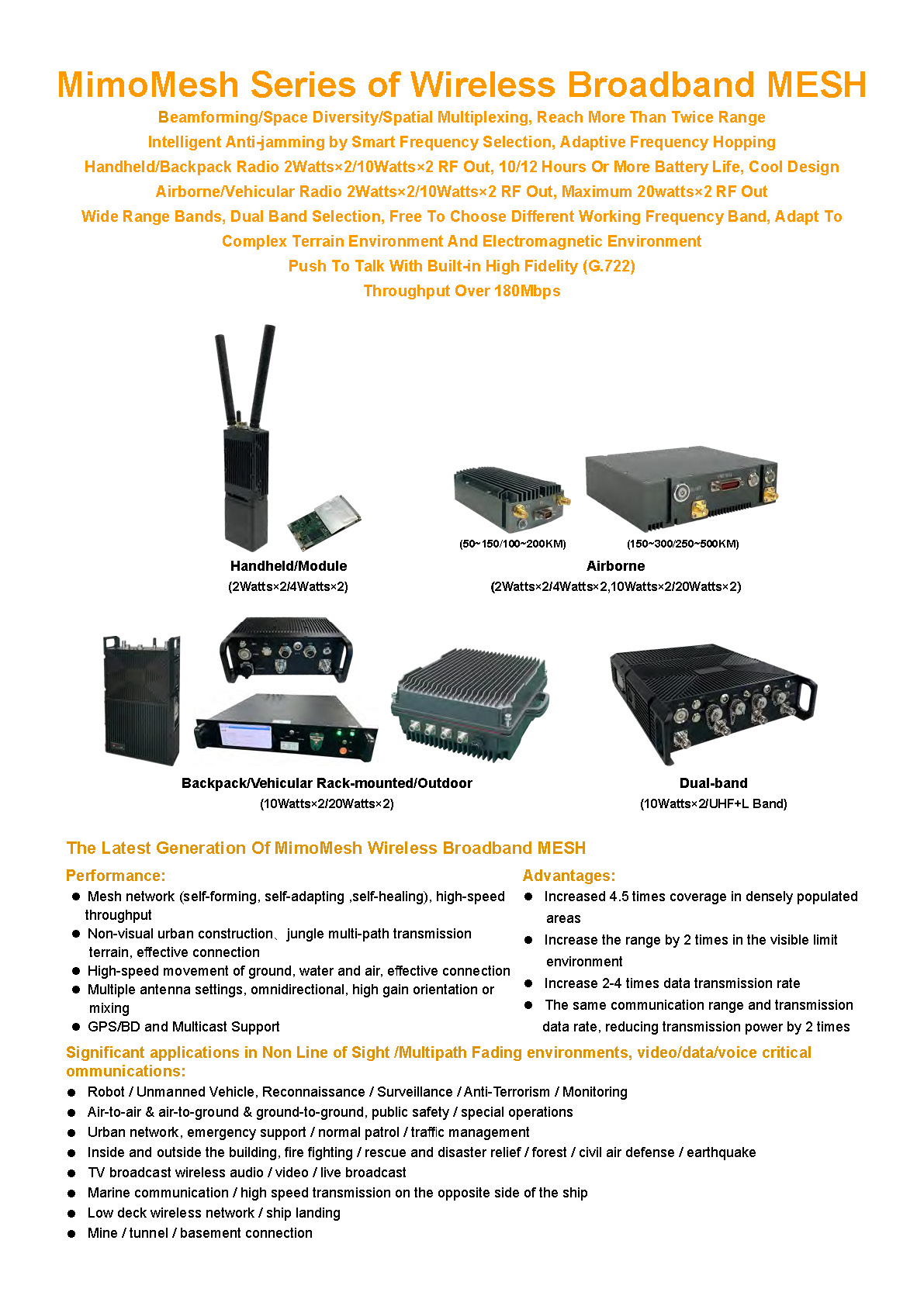 MimoMesh Broadband Radio(图1)