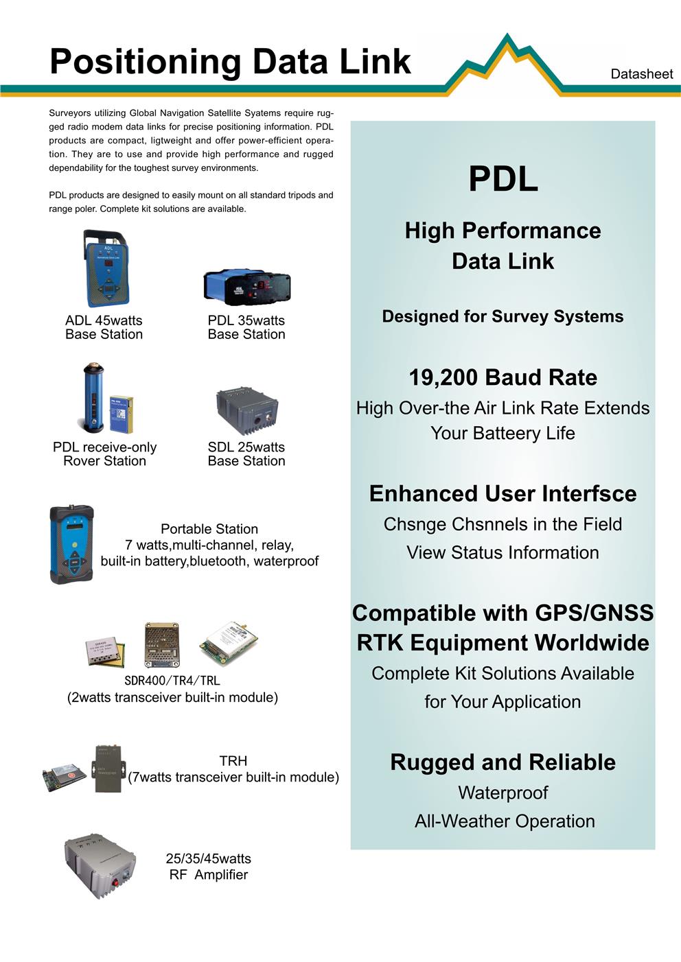 GNSS/RTK Wireless Data Link---High Performance Radio Tailored For The Measurement Field(图1)